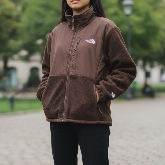 The North Face Dark Brown Fleece Jacket - Picture 2 of 13